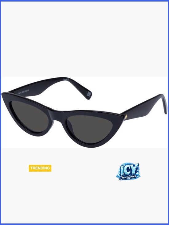 Sleek Slimline Cat Eye Sunglasses with UV Protection main image 4